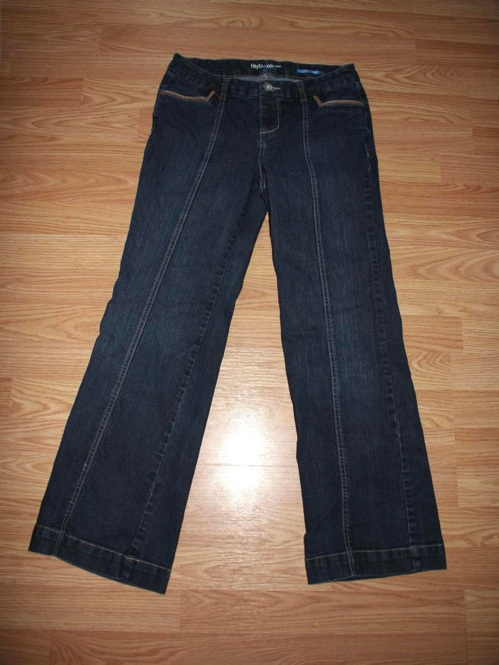 Women's Dark Blue Straight-Leg Jeans